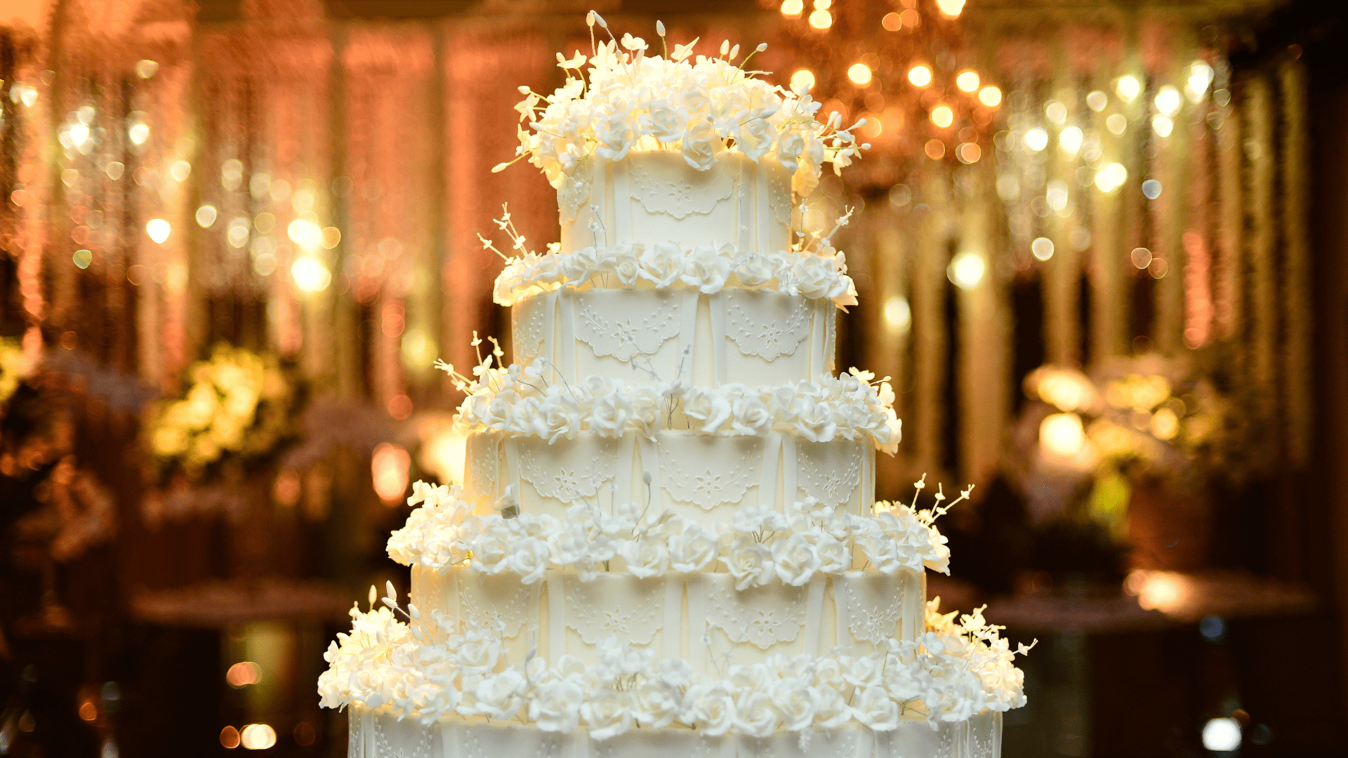 Torta per matrimonio glamour