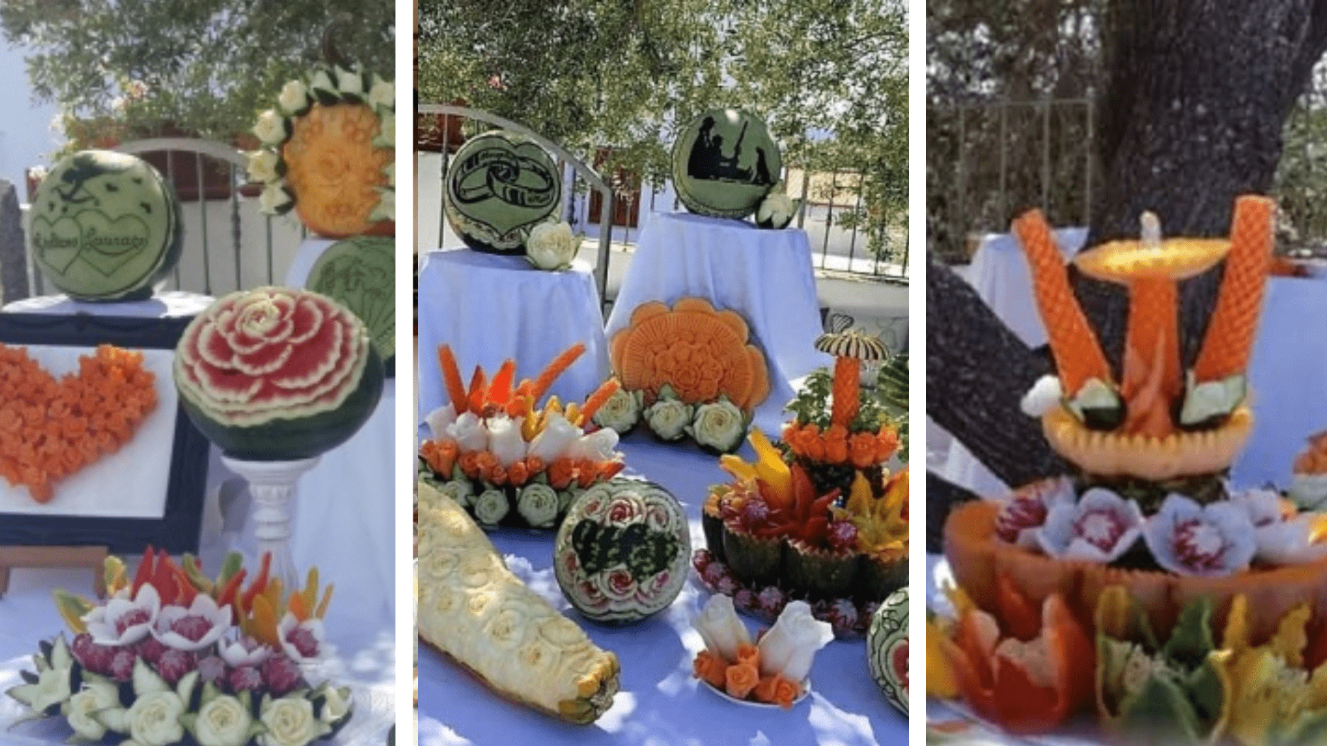 Catering con frutta