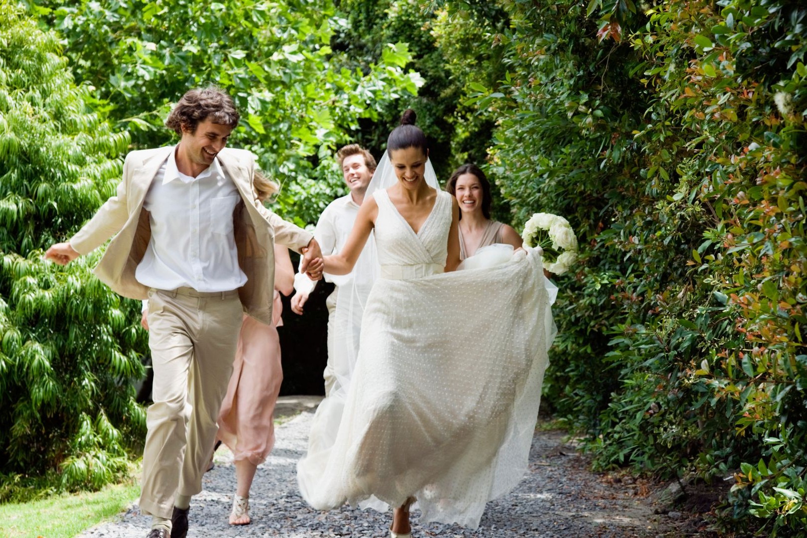 Matrimonio in un giardino zen