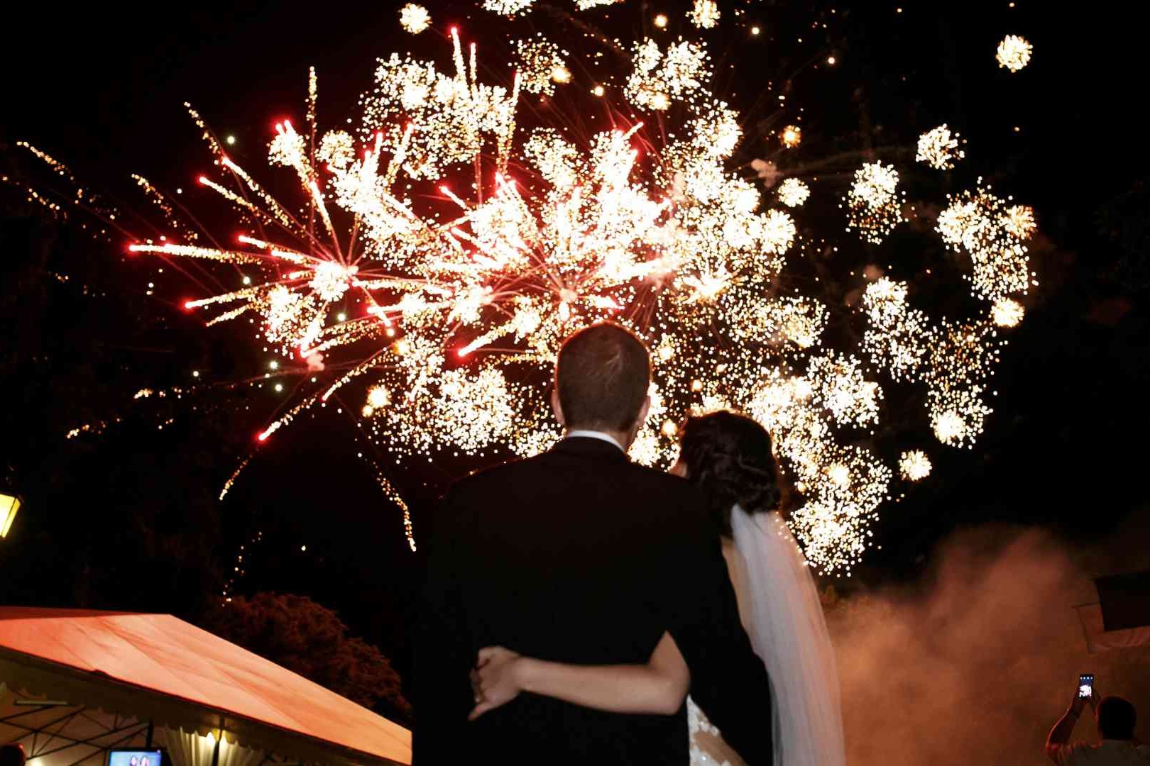 Fuochi d'artificio Matrimonio