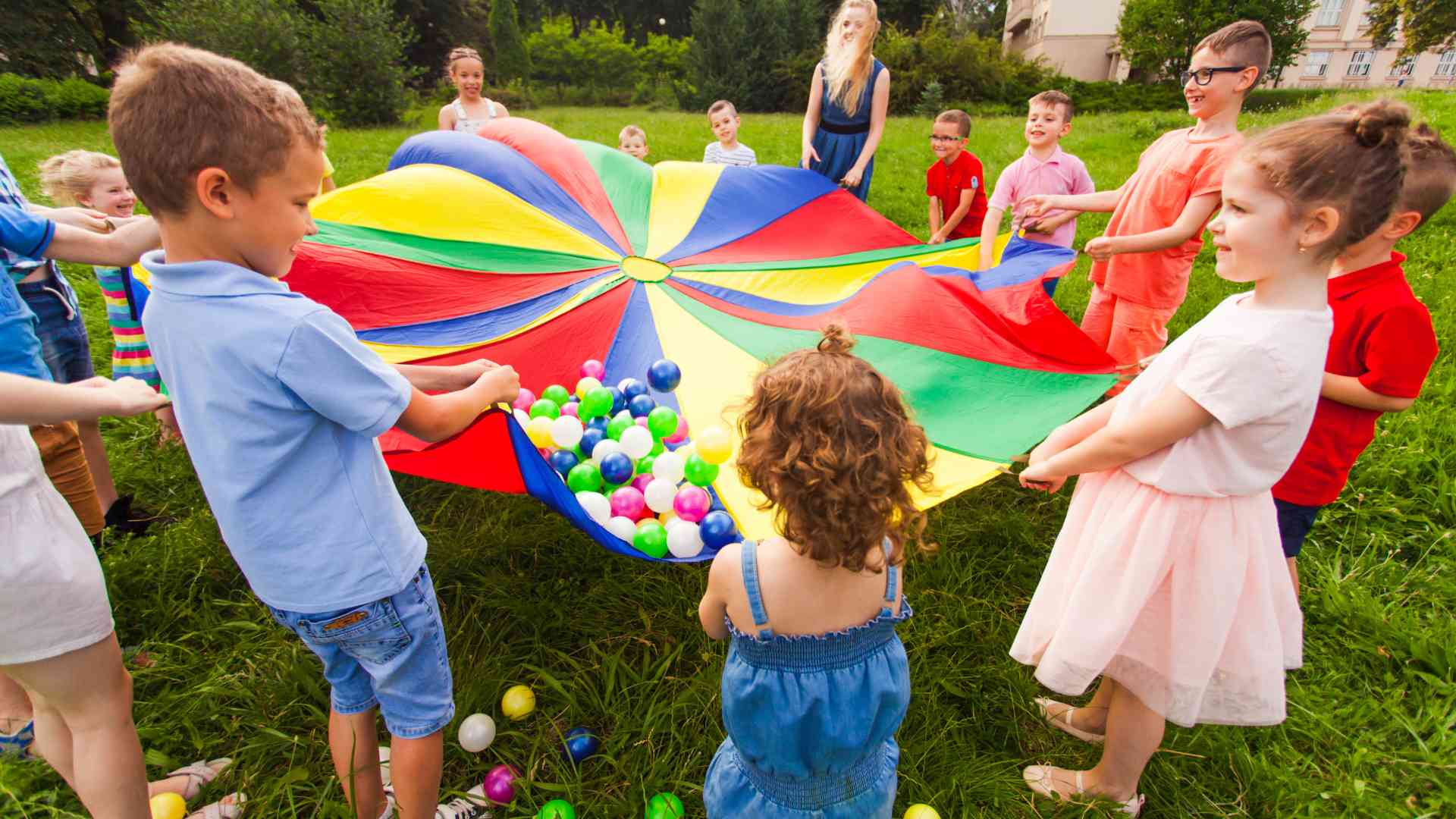 festa di compleanno per bambini al parco