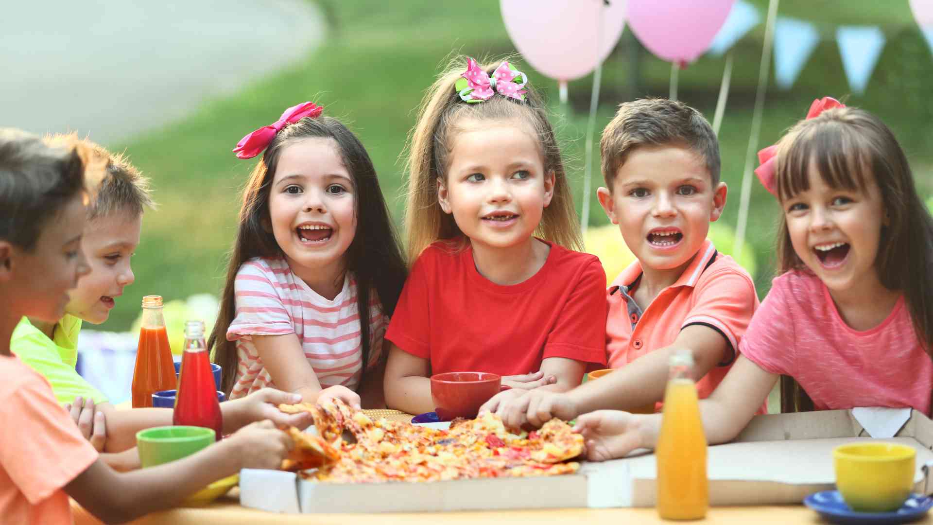 festa di compleanno per bambini al parco