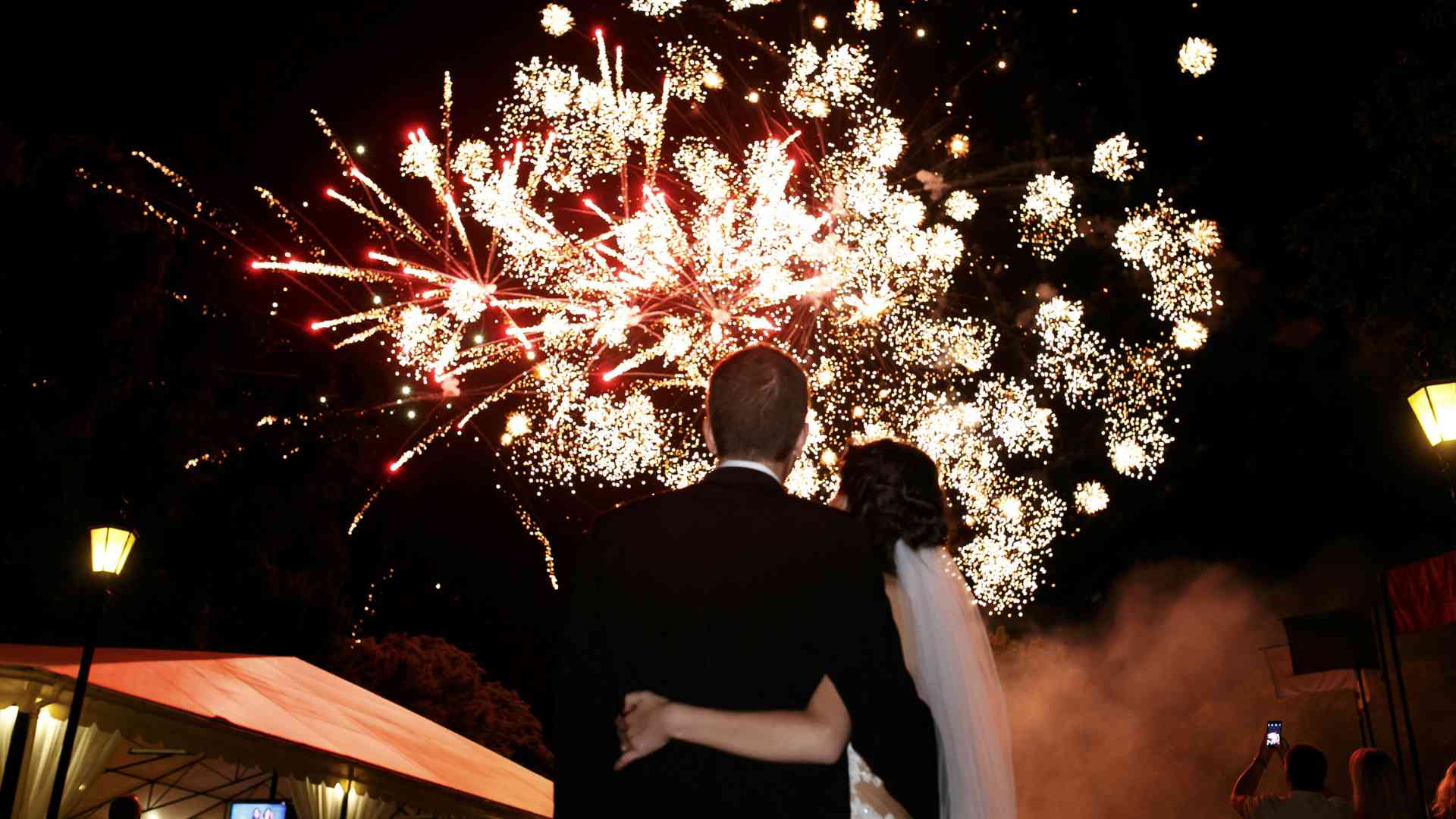 Fuochi d'artificio Matrimonio