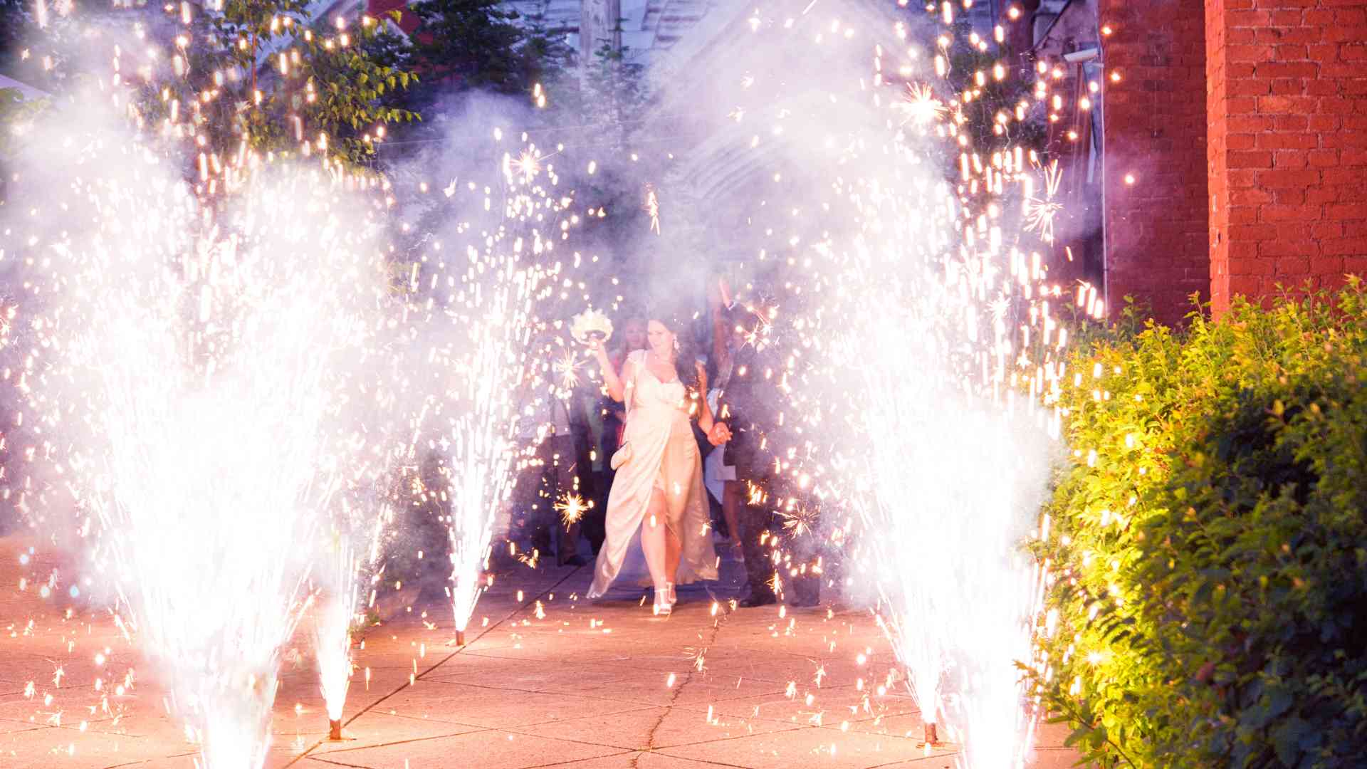 Fuochi d'artificio Matrimonio